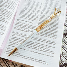 Load image into Gallery viewer, HABAKKUK 2:2 DIAMOND BALL PEN