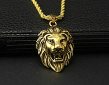 Load image into Gallery viewer, LION OF JUDAH STATEMENT NECKLACE
