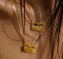 Load image into Gallery viewer, HOPE + FAITH NECKLACE
