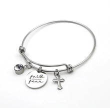 Load image into Gallery viewer, FAITH OVER FEAR CUFF
