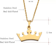 Load image into Gallery viewer, CROWNED NECKLACE
