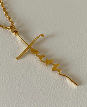 Load image into Gallery viewer, FAITH CROSS NECKLACE
