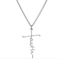 Load image into Gallery viewer, FAITH CROSS NECKLACE
