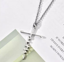 Load image into Gallery viewer, FAITH CROSS NECKLACE
