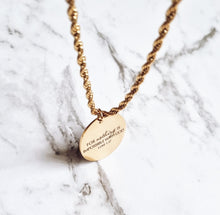 Load image into Gallery viewer, LUKE 1:37 NECKLACE
